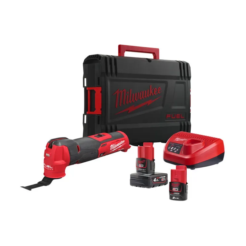 Milwaukee M12 FMT-422X 12V Li-ion Multitool Sans fil - set (Batteries 1x 4.0Ah + 2.0Ah ) in HD Box -