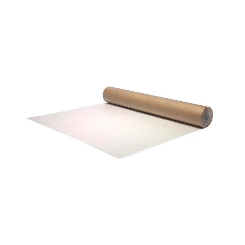 Verbo 19350 Tapis de protection 2 côtés laminés - Blanc/Marron - 1,30 m - 50 m²