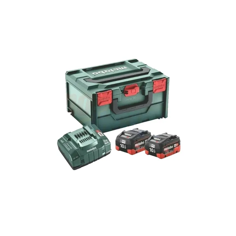 Metabo 685142000 - Set de base LiHD 18V (2x batterie 10Ah) + chargeur