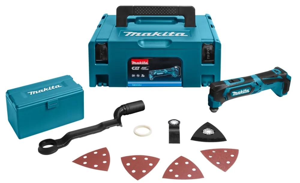 Makita TM30DZJX4 Multi-outil sans-fil - 10,8 V Li-ion - Accessoires - MBOX - Machine seule