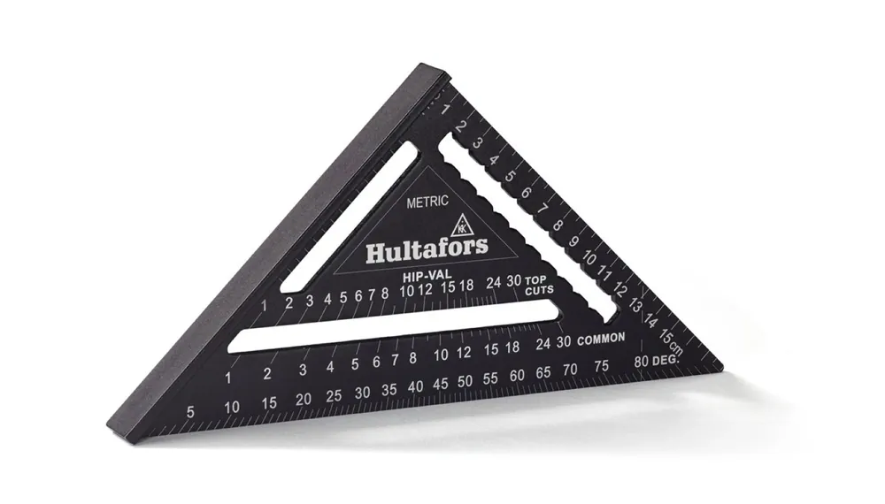 Hultafors MMRS Équerre métrique pour charpente - 18 cm