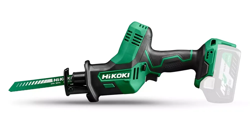 HiKOKI CR18DAW4Z Scie sabre sans fil 18 V Li-Ion avec boîtier - 50 mm