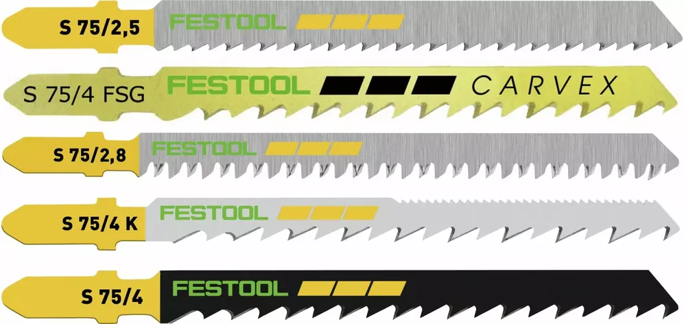 Festool STS-Sort/25 W - Jeu de lames de scie sauteuse