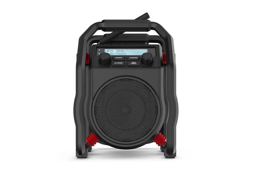 PerfectPro UBOX 400R2 Radio de chantier - FM RDS / DAB+ - Entrée AUX - Bluetooth - fonctionne sur secteur et sur batterie