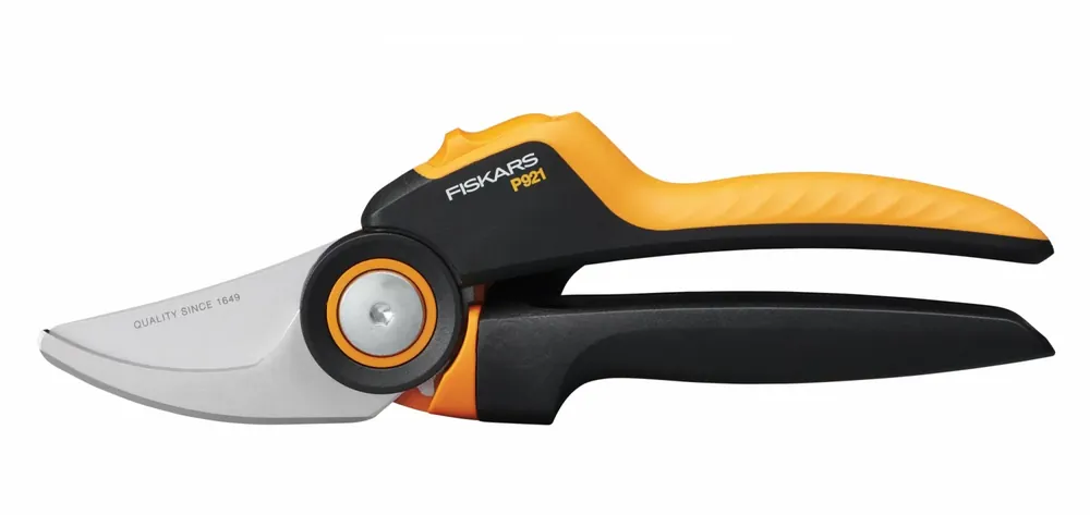 Fiskars 1057173 Xseries PowerGear - Sécateur à lame franche - M - P921 - 24mm