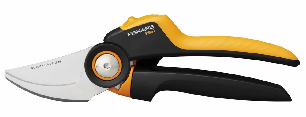 Fiskars 1057175 Xseries PowerGear - Sécateur à lame franche - L - P961 - 26mm
