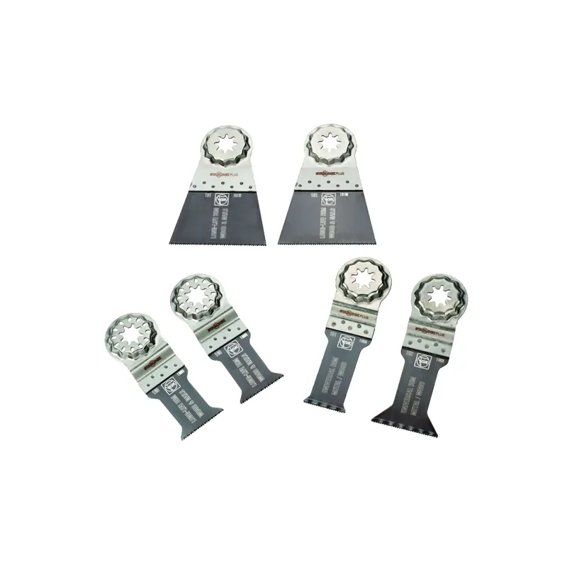 Fein 35222967030 Jeu de 6 lames de scie plongeante - Bois et métal