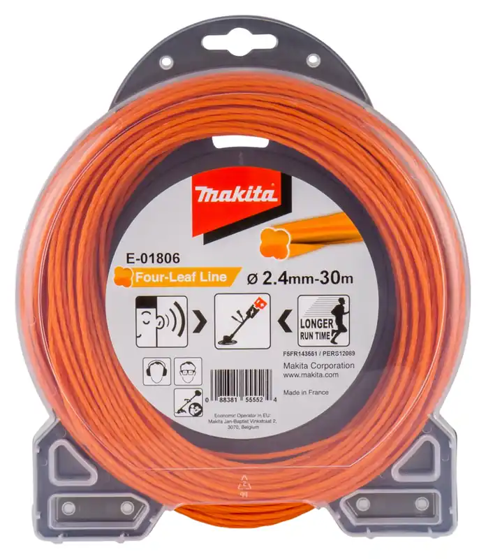 Makita E -01806 Fil de coupe - 2,4 mm x 30 m