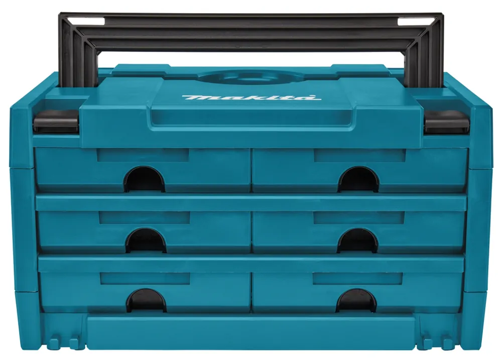 Makita P -84333 Makstor Coffret de transport nr. 3-6 - 395 x 295 x 215 mm - 6 tiroirs