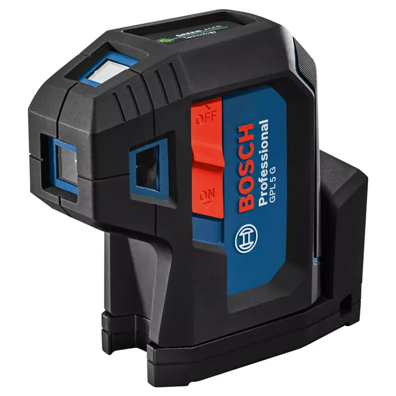 Bosch GPL 5 G Laser à point avec piles dans un étui - 5 points - Vert - 30 m