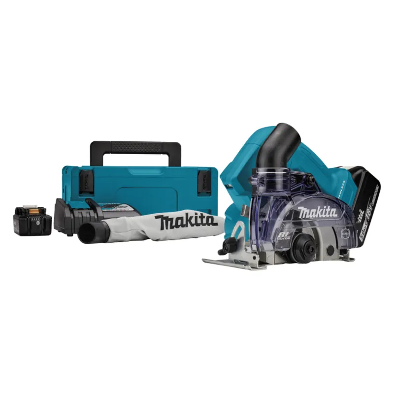 Makita DCC500RTJ - Scie circulaire sec - 2 batteries 5,0 ah - Mbox - 125 mm- 18V Li-ion