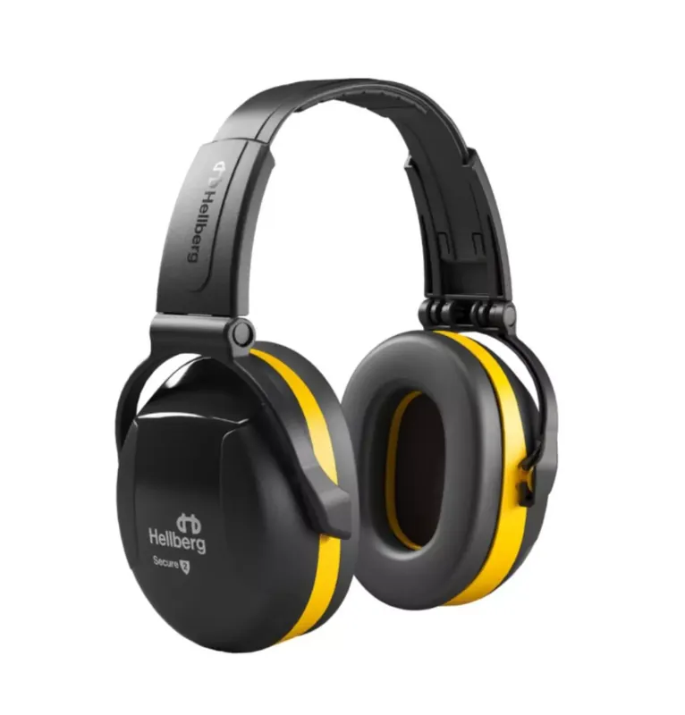 Hellberg Safety SECURE 2 Casque de protection auditif - Pliable - Jaune