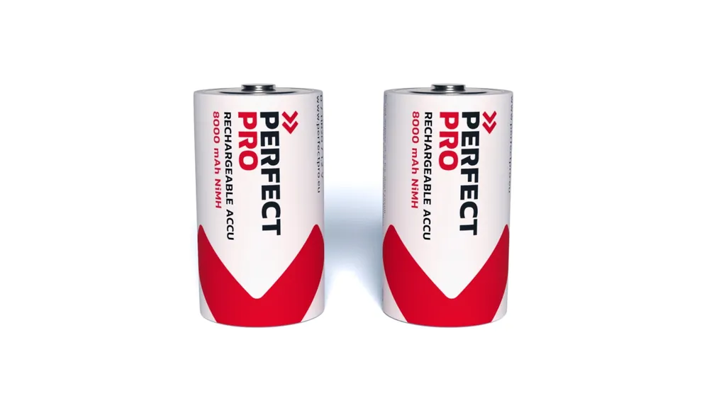 PerfectPro B-D2 - Batteries NiMH 8000 mAh D (2pcs)