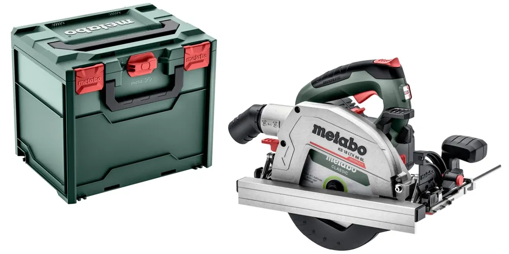 Metabo KS 18 LTX 66 BL Scie circulaire sans fil - 18V Li-ion - Systainer - Brushless - Machine seule