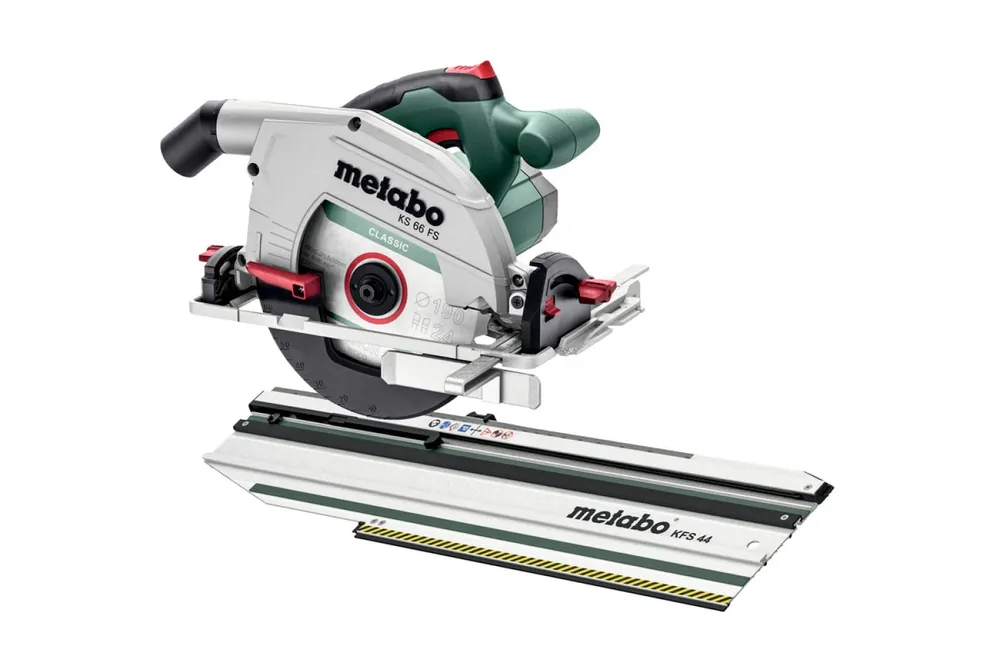 Metabo 691196000 KS 66 FS Scie circulaire 1500W - 190mm + Rail de guidage KFS 43