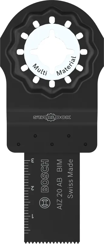 Bosch AIZ 20 AB lame de scie plongeante standard pour outils multifonctions pour bois et métaux non ferreux (5 pièces)