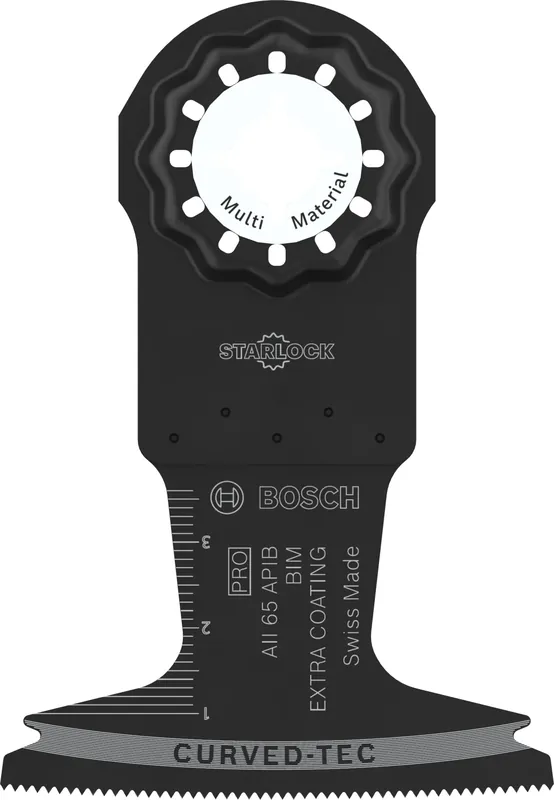 Bosch AII 65 APIB PRO lame de scie pour outil multifonctions pour le bois, les métaux non ferreux et le plastique (5 pièces)