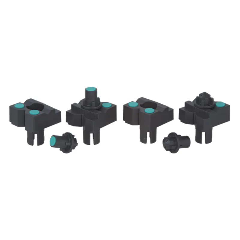 Wolfcraft 6166000 Mâchoires de serrage avec embouts laqués pour établi - 4 pièces