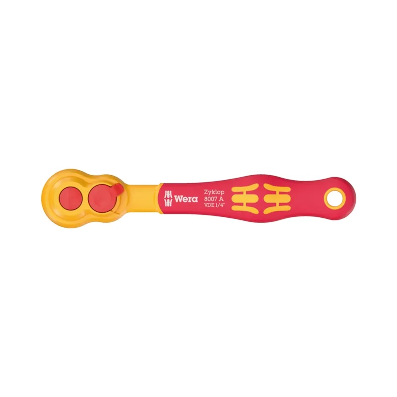 Wera 05004866001 8007 A VDE Zyklop Cliquet - 1/4" - 144 mm