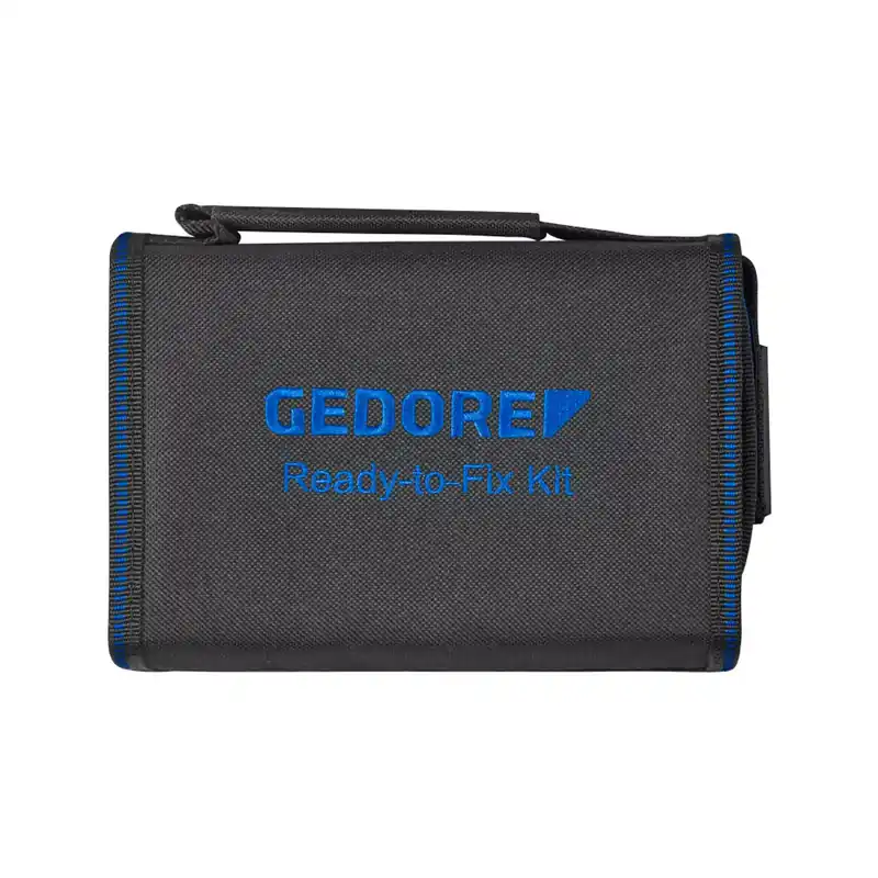 Gedore 3543889 Jeu de 43 pièces comprenant clés à cliquet et douilles Ready to Fix dans un étui - 1/4"