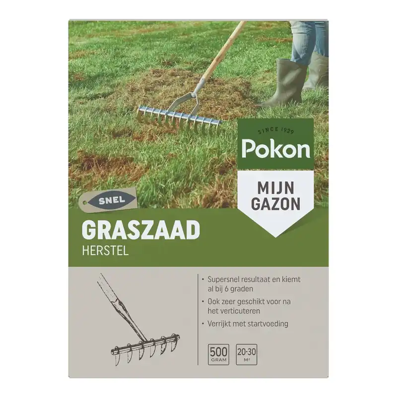 Pokon SOS Semences de gazon Récupération - 500 g