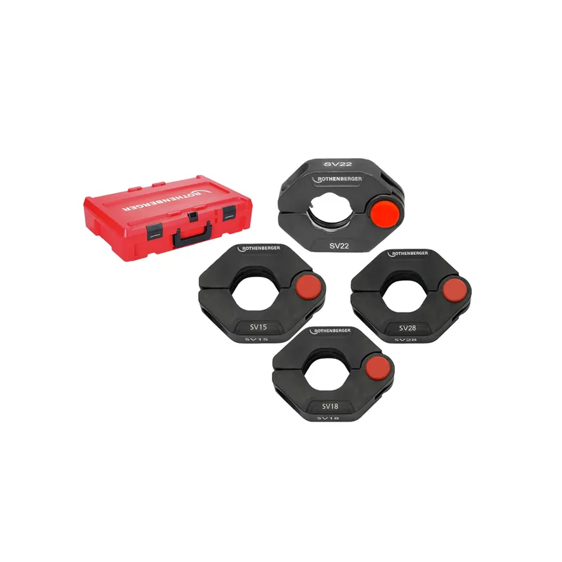 Rothenberger 1000003974 Bagues de sertissage SV 15-18-22-28 mm