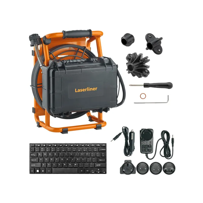 Laserliner DrainInspector HD30 Caméra d‘inspection dans un coffret - 23 mm x 30 m - 1920 x 1080 px
