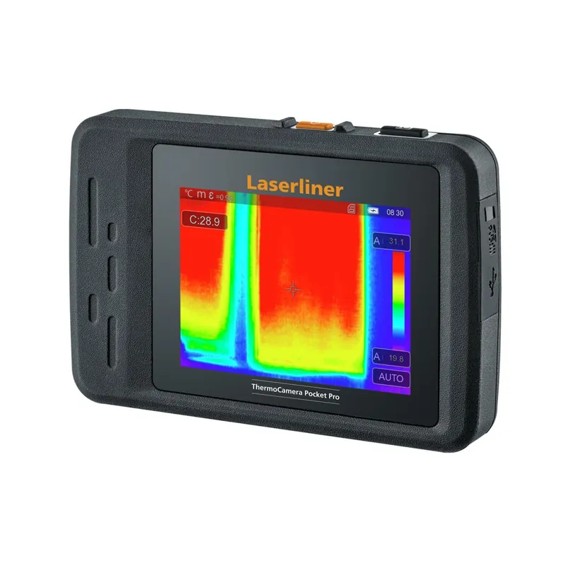 Laserliner Caméra thermique ThermoCamera Pocket Pro dans un coffret - -20 °C à 550 °C - 256 x 192 px - IP54
