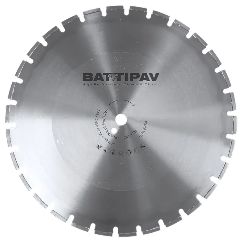 Battipav 13.701.49 Disque diamanté Multi-cut standard pour sciage à l‘eau - 500 x 25,4 - Pierre de dureté moyenne à dure