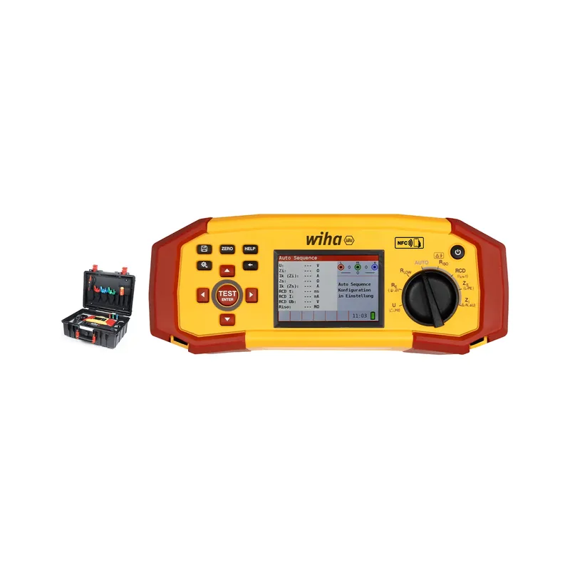 Wiha 47216 Kit de testeur d‘installation MFT one dans un coffret - outils et accessoires inclus