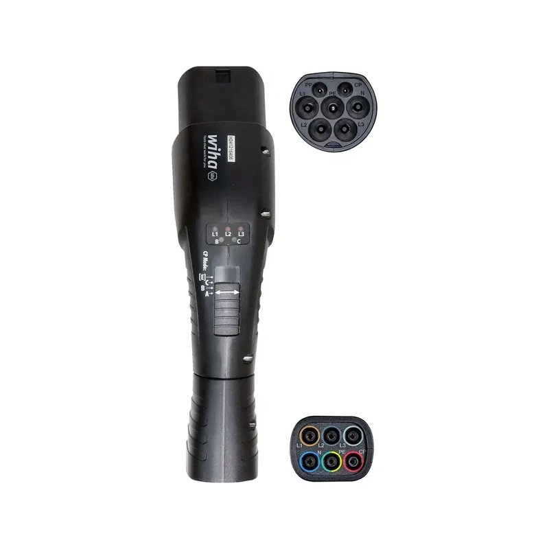 Wiha 47210 Adaptateur de mesure Wallbox type 2 pour testeur d‘installation