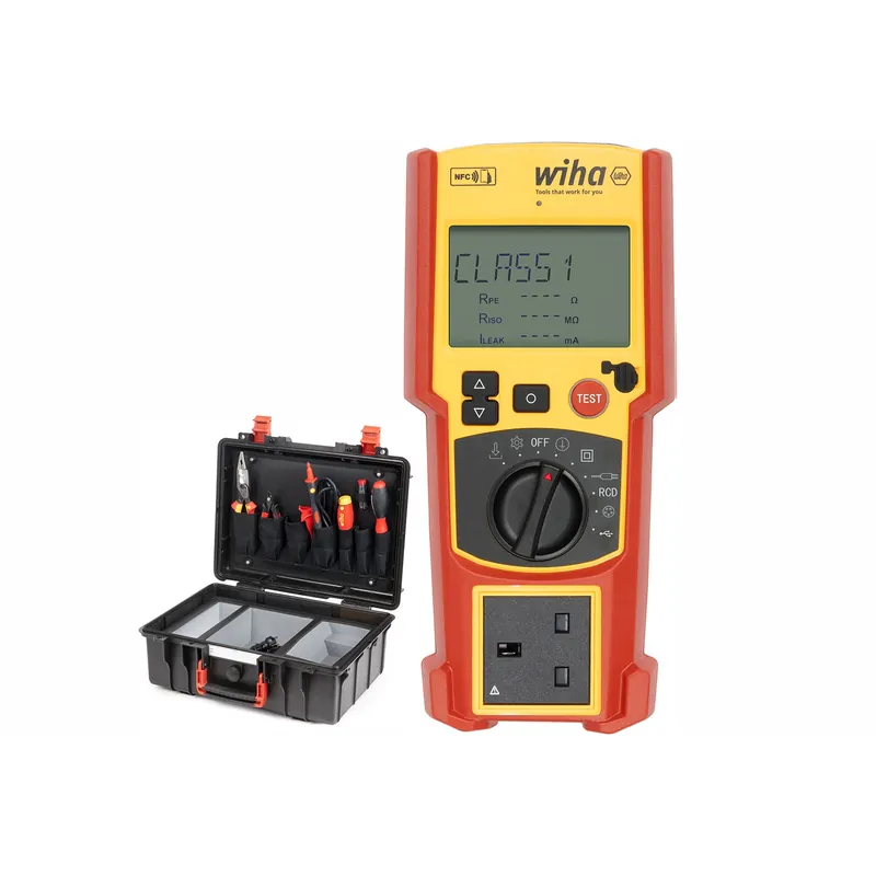 Wiha 47220 Kit de testeur d‘appareils PAT one dans un coffret - outils et accessoires inclus