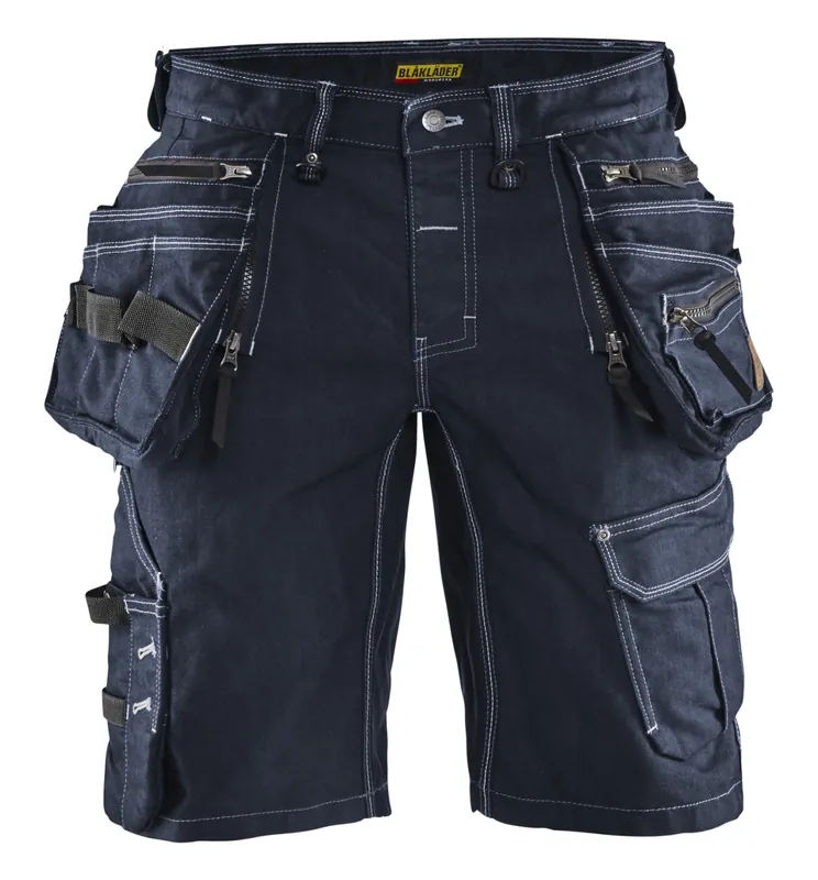 Blåkläder X1900 Pantalon de travail court en denim stretch 1992