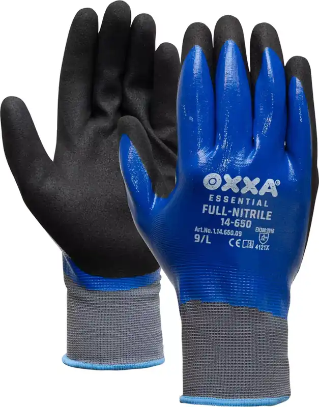 Oxxa 14-650 Gants de travail en nitrile intégral