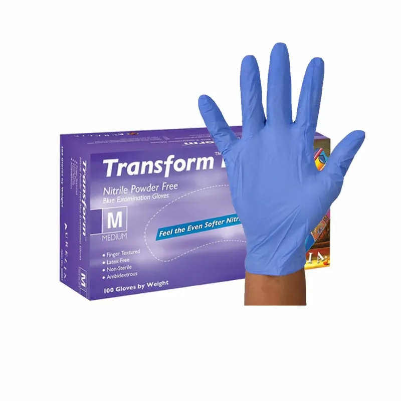 Aurelia 100-252-007 Transform Gant de Travail - 100 pcs - Nitrile - Sans Poudre