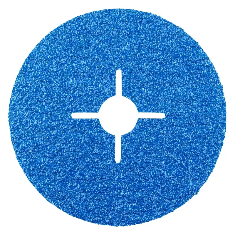 Rhodius 300316 TOPline lll KFZ Disque fibre - K36 - 125 x 22,23mm - Acier inoxydable/Acier (25 pcs)