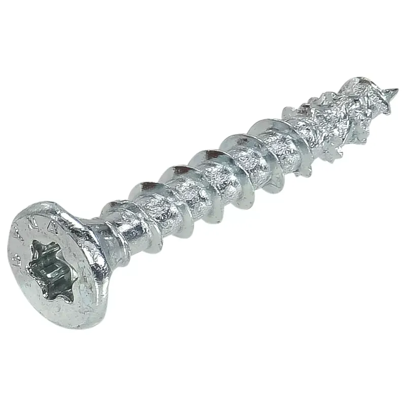 DynaPlus vis universelle - TX10 - tête plate - filetage total - zinguée - 200 pcs