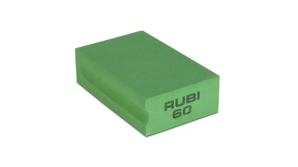 Rubi pad diamanté avec anneau en caoutchouc