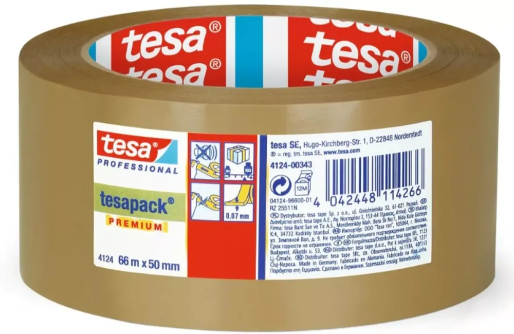 Tesa 4124 ruban d’emballage PVC