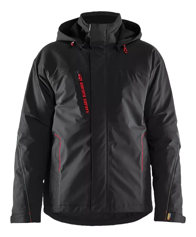 Blåkläder 4484 Veste d‘hiver légère extensible dans les 4 sens - Noir/Rouge - XXL
