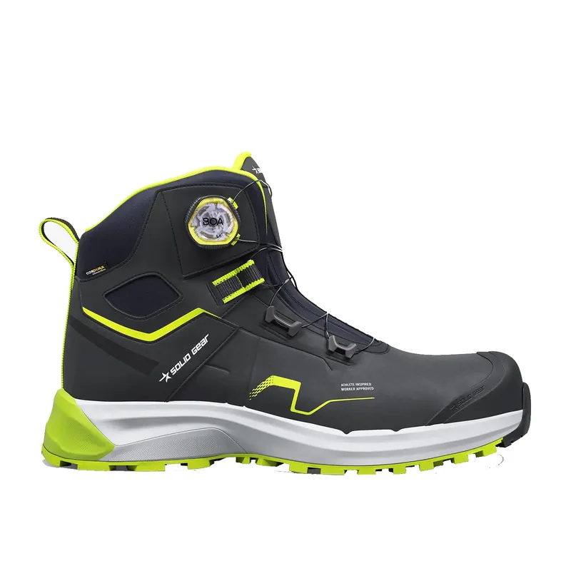 Solid Gear SG80205 Sonar 3 chaussure de travail - Haute - noir/vert - taille 36