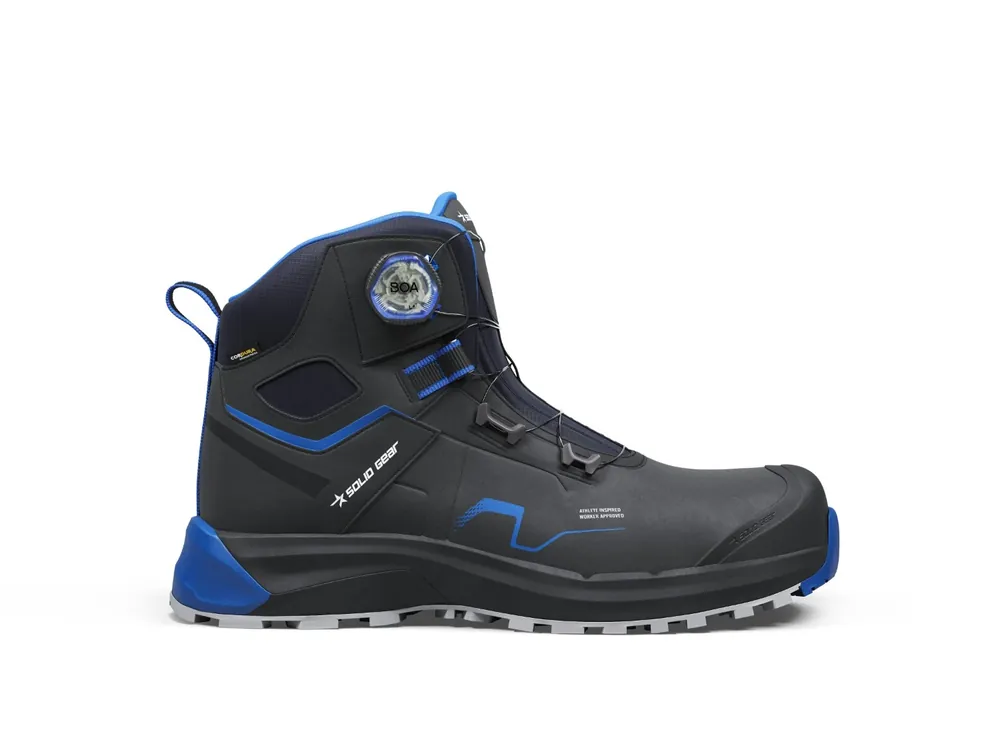 Solid Gear Sonar Mi-hautes noires/bleues - Taille 36
