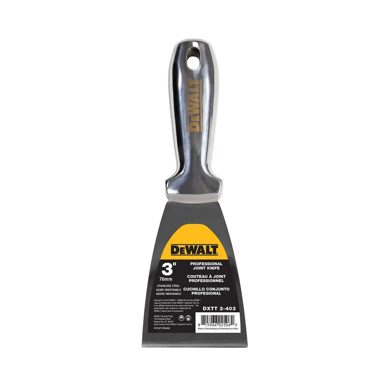 DeWalt Spatule en acier inoxydable à manche soudé