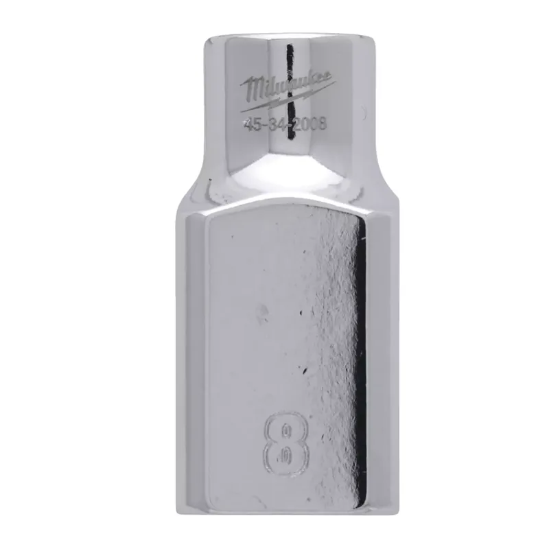 Milwaukee 4932480006 Embout - 1/2" FOUR FLAT - 8mm