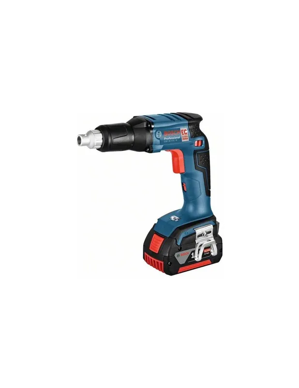 Visseuse spécial plaquiste sans fil GSR 18 V-EC TE, 2 batteries 2,0 Ah, L-BOXX - Bosch