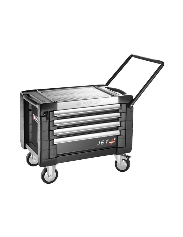 Coffres roulant JET+ 4 tiroirs - 3 modules par tiroir - JET.CR4GM3 - Facom