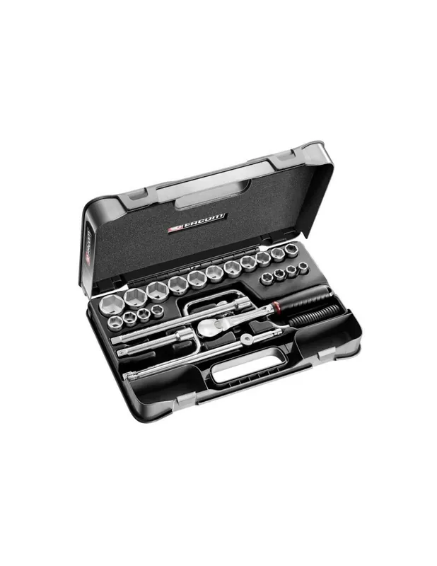 Coffret douilles 1/2" 6 pans en pouces - 25 pièces - SL.161-3P6U - SL.161-3P6U - Facom