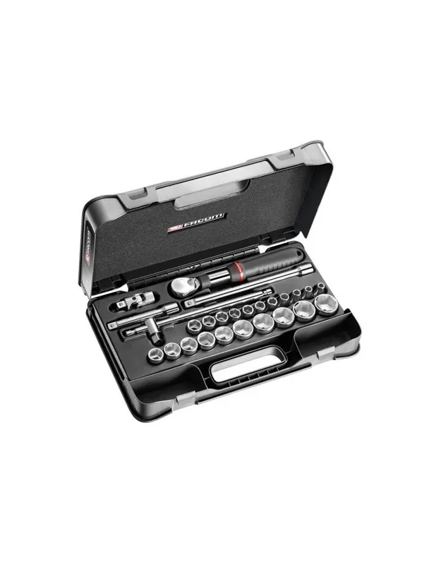 Coffret douilles 1/2" 6 pans métriques - 26 pièces - SXL.161-4P6 - SXL.161-4P6 - Facom