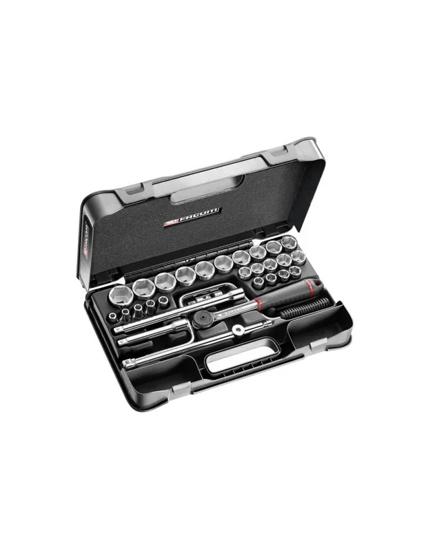 Coffret douilles 1/2" 6 pans métriques - 30 pièces - S.161-5P6 - S.161-5P6 - Facom