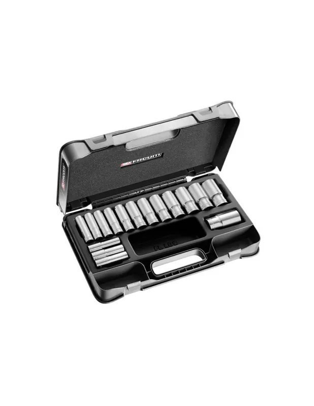 Coffret douilles 1/2" longues 6 pans métriques - 16 piéces - S.405AE - S.405AE - Facom